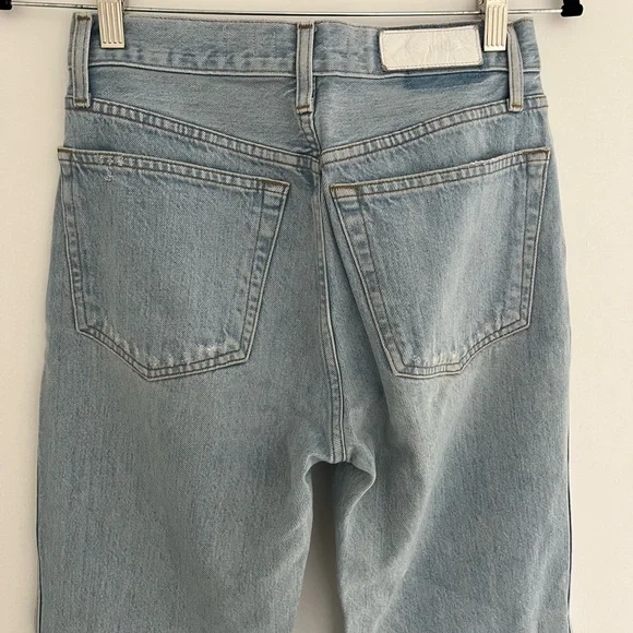 Re/Done straight leg distressed jeans - Picture 6 of 6